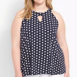 NWT-Lane Bryant Classic Halter Cutout Tank Top 26/28